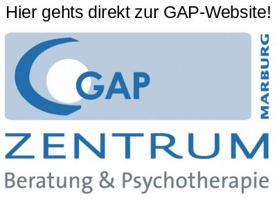 Das Logo des GAP-Zentrums Marburg, das mit einem Link zur GAP-Homepage hinterlegt ist.